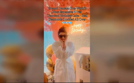 ₹16 Crore Diamond Cake: Urvashi’s Grand Birthday
