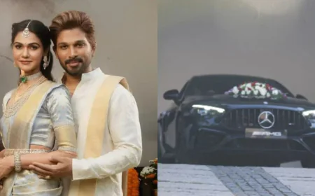 Allu Arjun Gifts Wife Sneha ₹1.5 Cr Mercedes on Anniversary