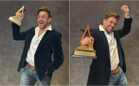 Rajat Bedi Celebrates Best Ensemble Win for Ba*ds Of Bollywood**