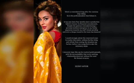 Seerat Kapoor Calls Out 4-Month Payment Delay by Production House