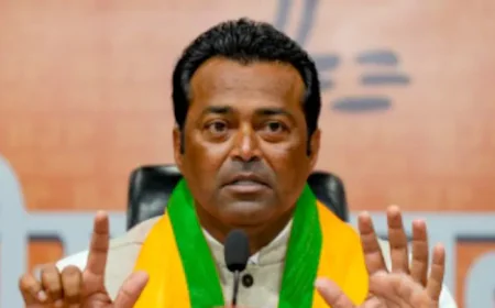 Leander Paes Joins BJP Ahead of West Bengal 2026 Polls