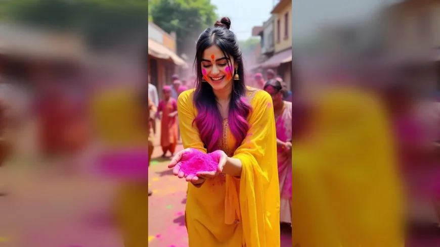 Adah Sharma’s Savage Holi Warning with Hidden Lizard