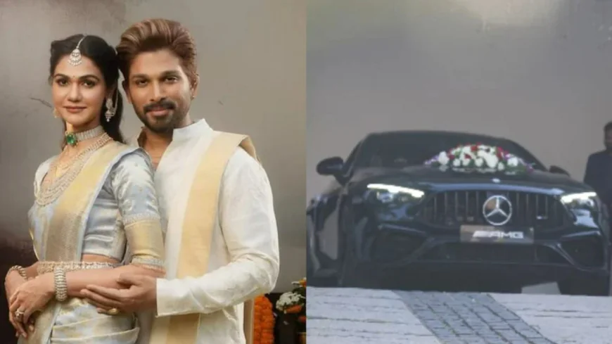 Allu Arjun Gifts Wife Sneha ₹1.5 Cr Mercedes on Anniversary