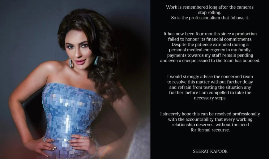 Seerat Kapoor Urges Professional Integrity in Industry