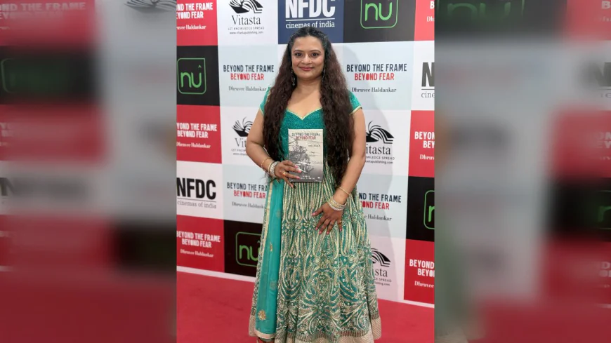 Dhruvee Haldankar Launches Book on Father at NFDC Mumbai
