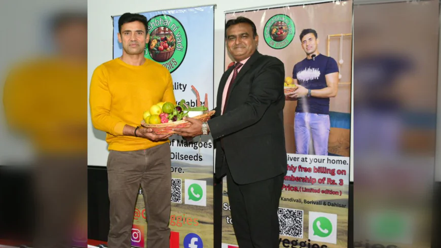 Sangram Singh Becomes Brand Ambassador of Gir Veggies in Mumbai