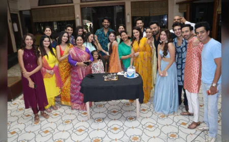 Satya Tiwari Celebrates Birthday on Anupamaa Sets