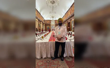 Harpal Sokhi Curates State Banquet at Rashtrapati Bhavan