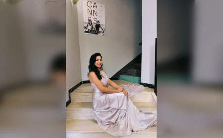 Anjali Phougat Showcases Radha-Inspired Fashion at Cannes