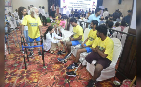 154 Prosthetic Limbs Restore Hope for 104 in Mumbai