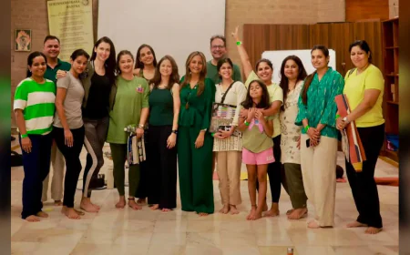 Gauravv Saxena on Transformative Yoga Retreat with Rashami Desai and Claudia Ciesla